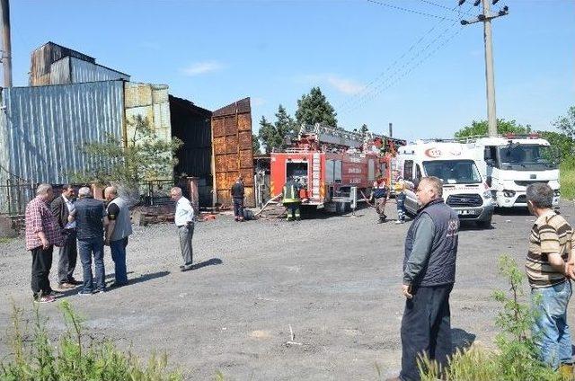 Tekirdağ’da Tekstil Fabrikasında Yangın