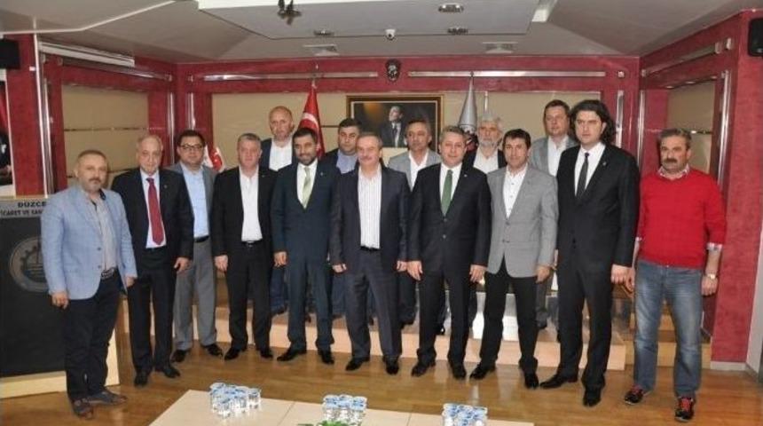 Kocaeli Ticaret Odasından D&uuml;zce&rsquo;ye Ziyaret