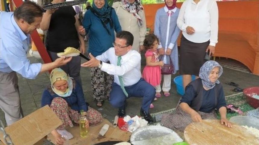 Ak Parti Adayı Uslu, Miniklerin Programına Katıldı