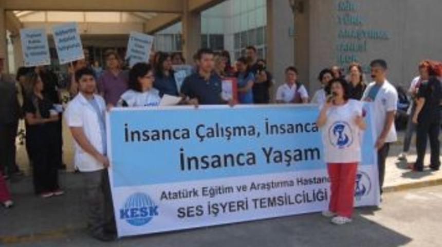 Hemşireler Sorunlarının &Ccedil;&ouml;z&uuml;lmesini Istedi