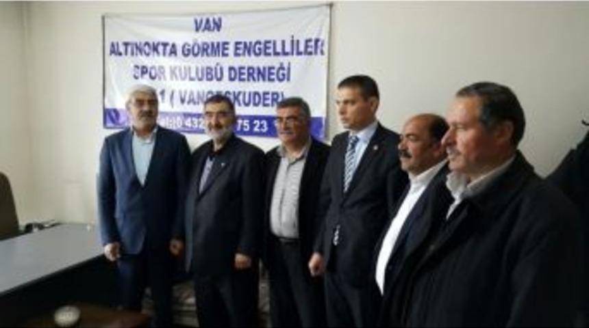 Saadet Partisi&rsquo;nden Altınokta K&ouml;rler Derneği&rsquo;ne Ziyaret