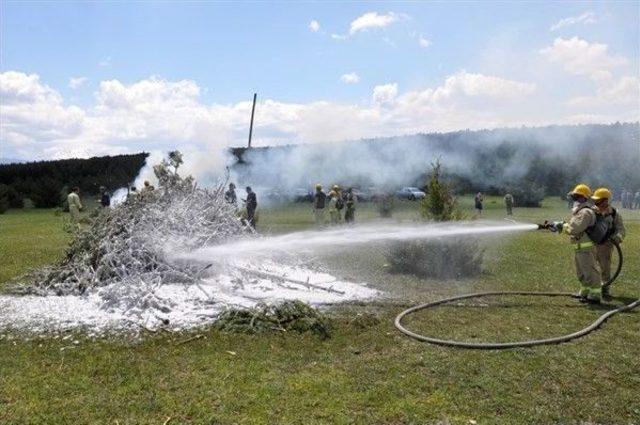 Kastamonu’da Yangın Eğitimi Verildi