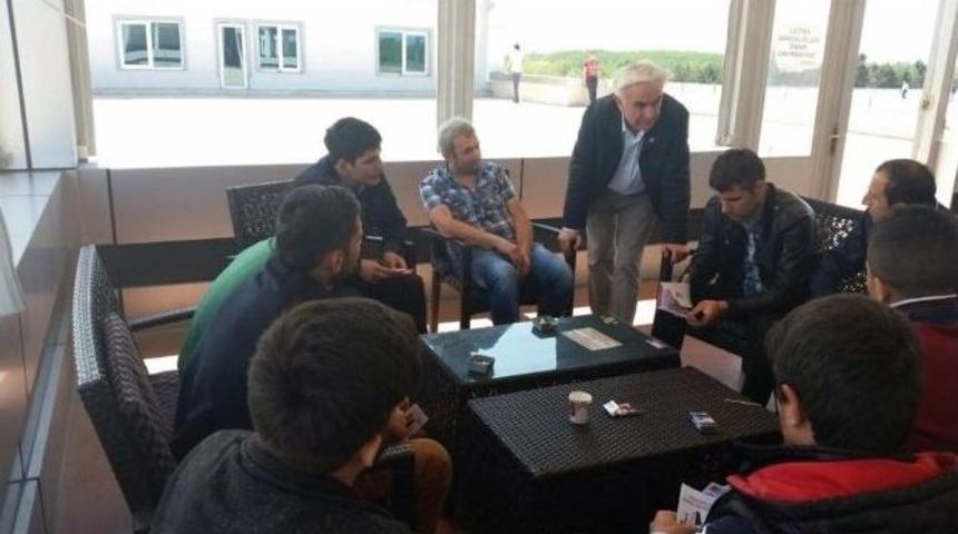 Chp Adayı Teber İş&ccedil;iler İle Bir Araya Geldi