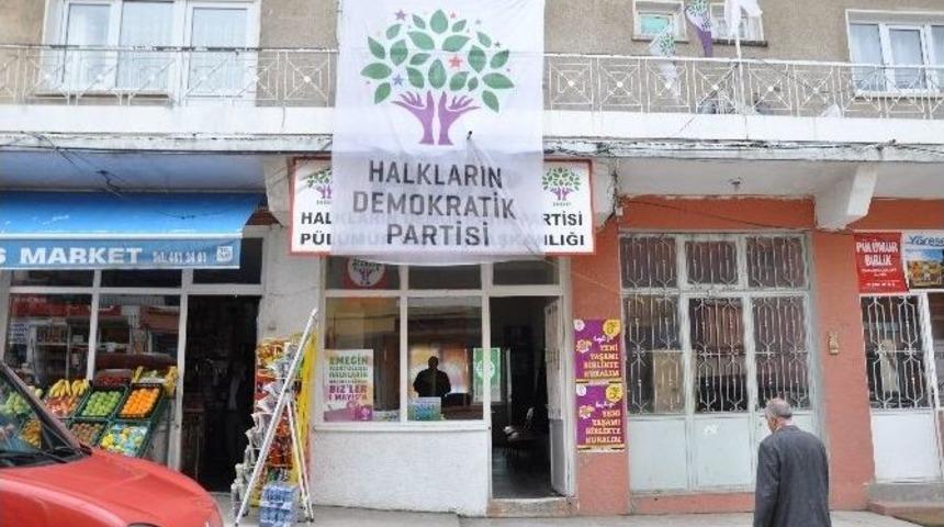 P&uuml;l&uuml;m&uuml;r&rsquo;de Hdp İl&ccedil;e &Ouml;rg&uuml;t&uuml;ne Soruşturma