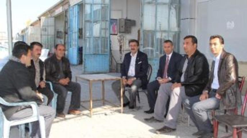 Başkan Kale&rsquo;den Sanayi Esnafına Ziyaret