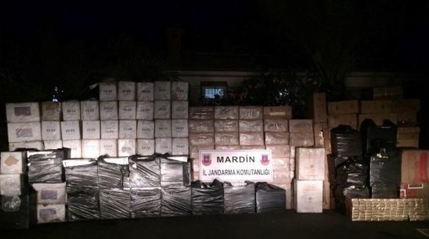 Mardin&rsquo;de 91 Bin Paket Ka&ccedil;ak Sigara Ele Ge&ccedil;irildi