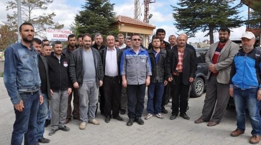 7 Aydır Maaşlarını Alamayan Maden İş&ccedil;ileri İş Bıraktı