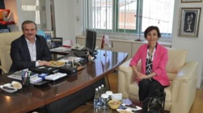 Dtso Başkanı &Ccedil;akır Rekt&ouml;r Şerifoğlu&rsquo;nu Ağırladı