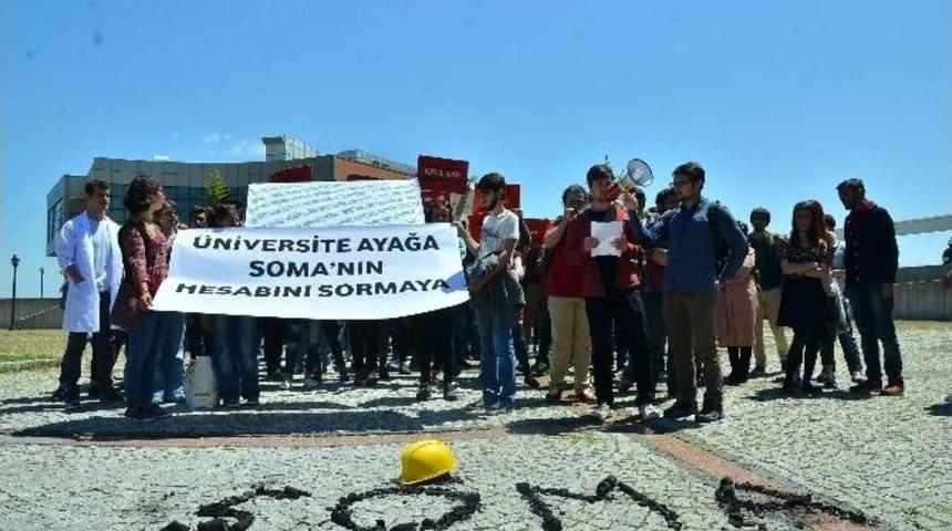 &Uuml;niversite &Ouml;ğrencileri Soma İ&ccedil;in Y&uuml;r&uuml;d&uuml;