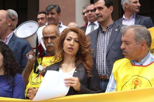 Şanlıurfa&rsquo;Da, Bes &Uuml;yeleri Iş Bıraktı 2