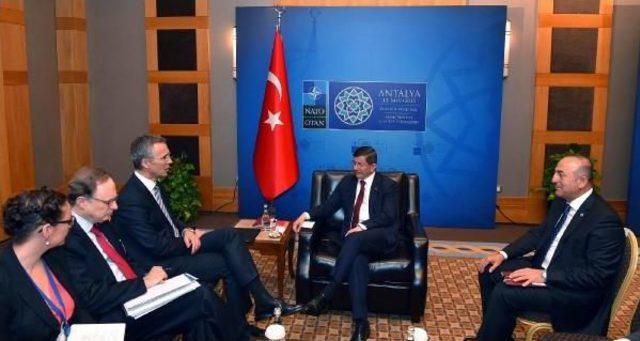 Davutoğlu Ve Abd Dışişleri Bakanı Kerry Başbaşa Görüştü (2)