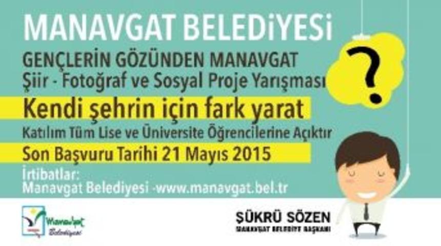 Manavgat Belediyesi, "gen&ccedil;lerin G&ouml;z&uuml;nden Manavgat" Konulu Yarışma D&uuml;zenliyor