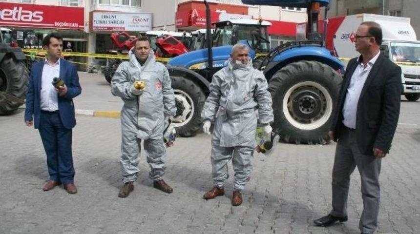 &Ccedil;ankırı&rsquo;da Kargo Aracından Sızan Kimyasal Madde Korkuttu