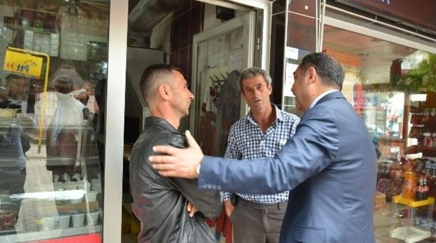 Yıldız&rsquo;dan Doğan Şehir&rsquo;de Esnaf Ziyareti