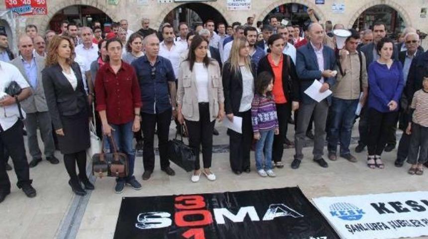 Şanlıurfa&rsquo;Da Soma Tepkisi