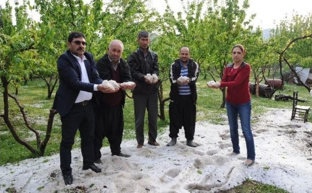 Mersin&rsquo;de Şiddetli Dolu Yağışı