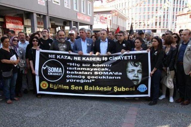 Soma Faciasında Ölenler Balıkesir'de Anıldı