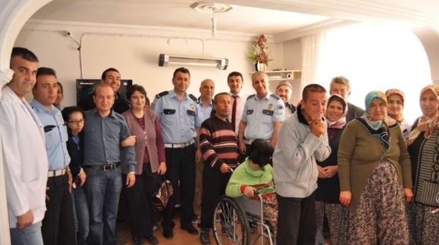 B&ouml;lge Trafik İstasyon Amirliğinden Engellilere Ziyaret