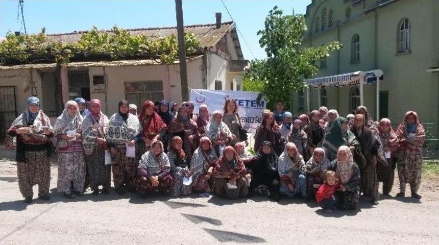 Lapseki K&ouml;ylerinde Kanser Eğitimleri