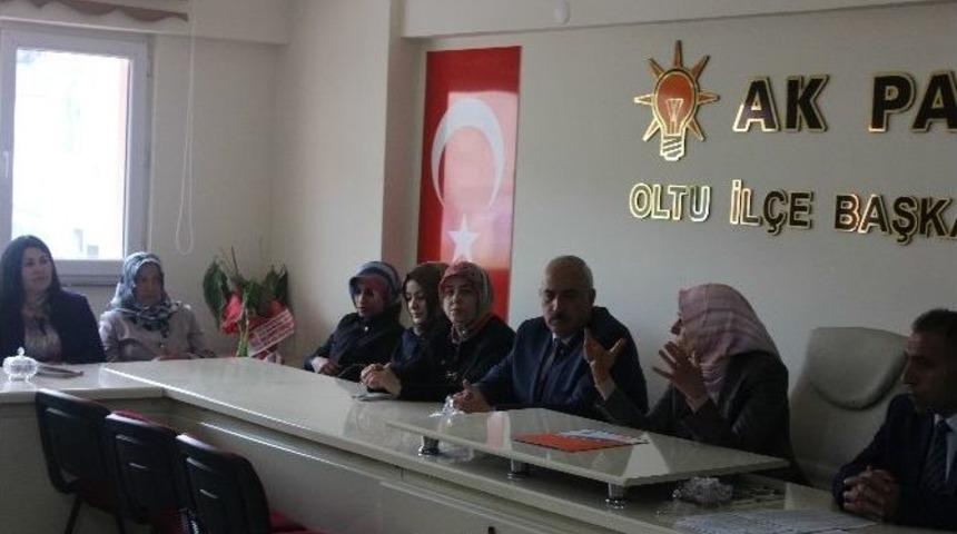 Ak Partili Taşkesenlioğlu&rsquo;na, Oltu&rsquo;da B&uuml;y&uuml;k İlgi