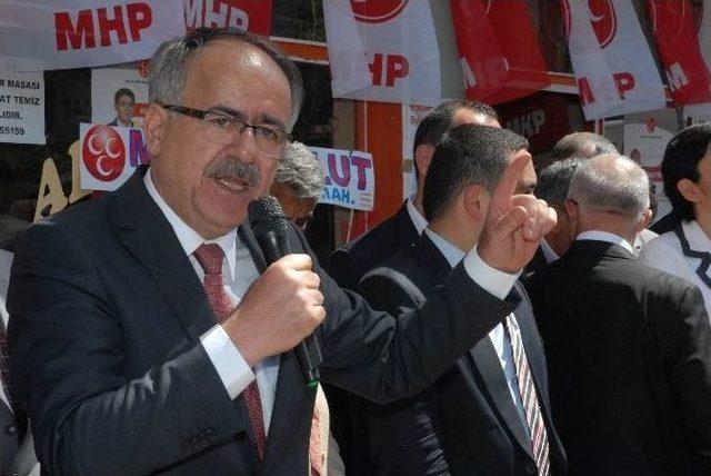 Çumra’da Mhp Seçim Bürosu Açıldı