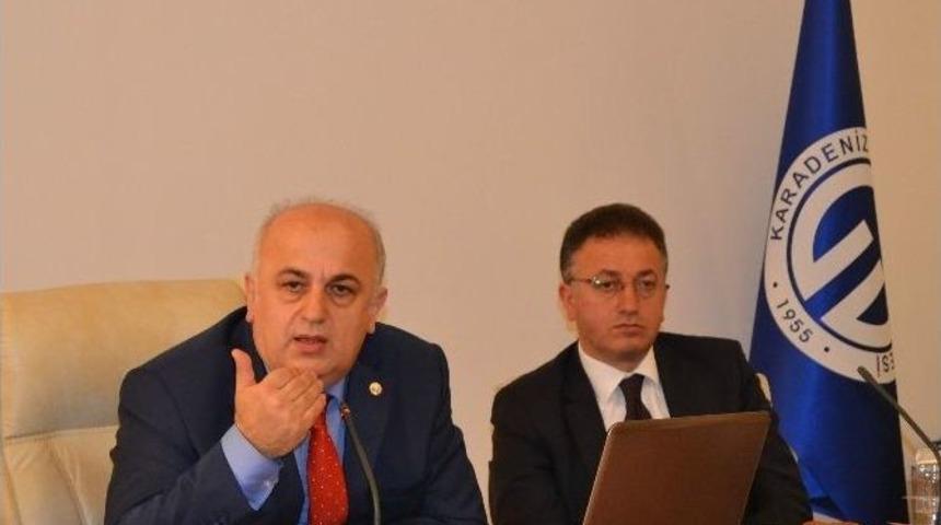 Kt&uuml; Rekt&ouml;r&uuml; Baykal Basın Toplantısı D&uuml;zenledi