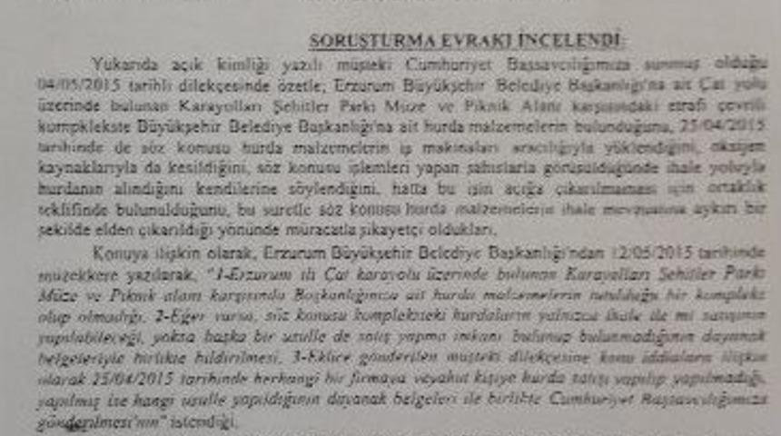 ’hurda Yolsuzluğu’ İddiası Asılsız Çıktı