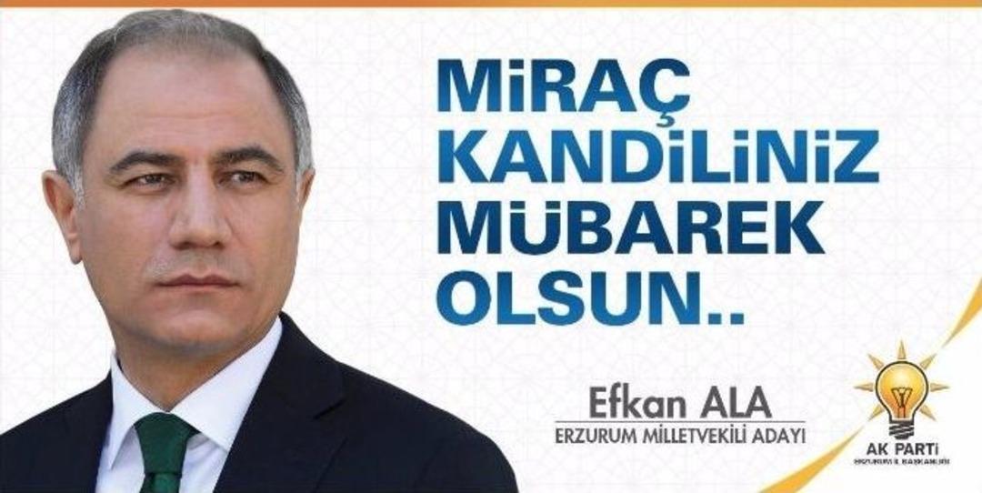 Ak Parti Adaylarından Mira&ccedil; Kandili Mesajı
