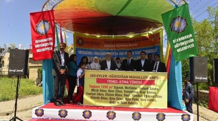 Diyarbakır&rsquo;da İkinci B&uuml;y&uuml;k Kreşin Temeli Atıldı