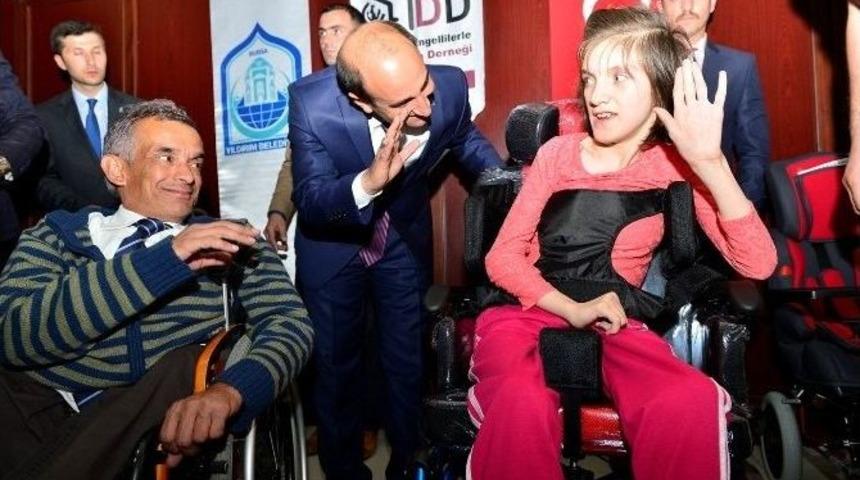-yıldırım Belediyesi&rsquo;nden Engellilere Tekerlekli Sandalye