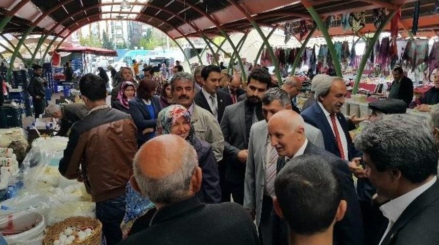 Karayel Talas&rsquo;ta Esnaf İle Buluştu