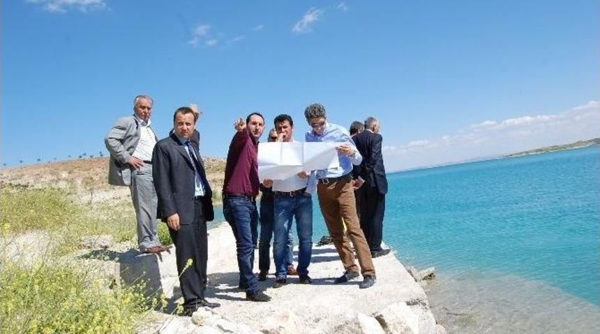 Samsat&rsquo;a Yapılacak Feribot İskelesinde &Ccedil;alışmalar Yoğunlaştı