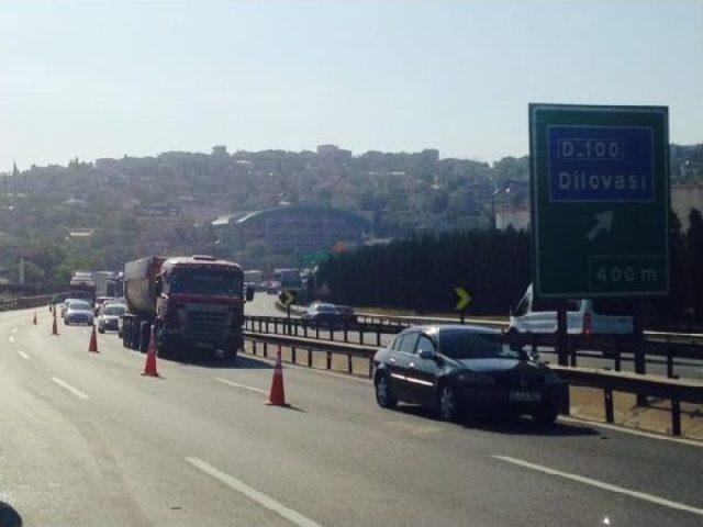 Tem'in Dilovası Geçişinde Kaza: 1 Ölü, 4 Yaralı