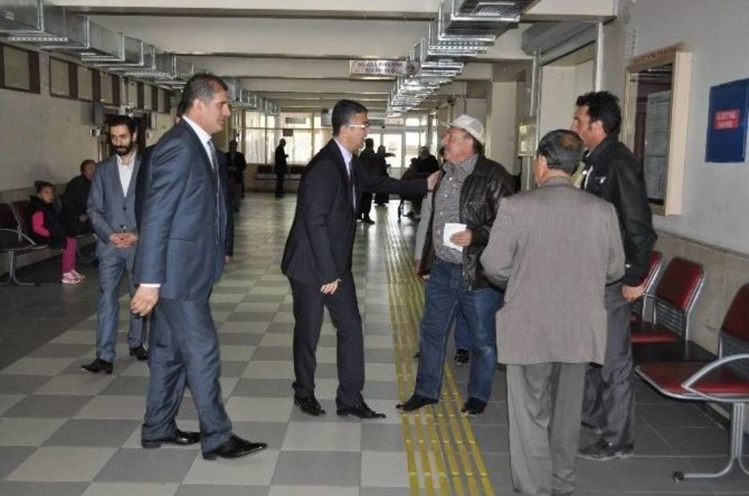 Mhp Adayları Aydın Ve Kaya&rsquo;dan Hastane Ziyaretleri...