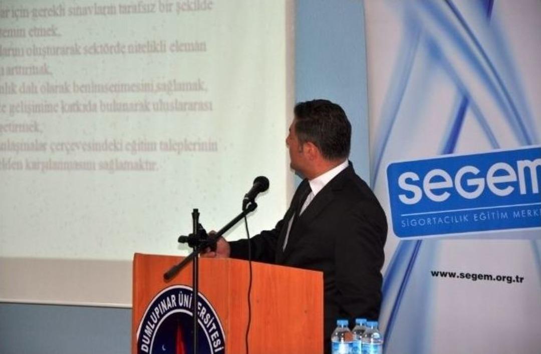 Şaphane Meslek Y&uuml;ksekokulu&rsquo;nda Sigortacılık Eğitim Semineri
