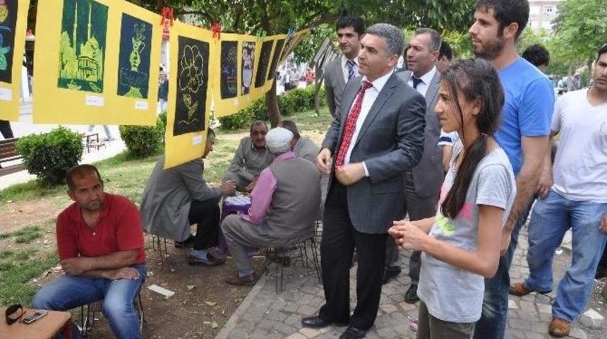 Kızıltepe&rsquo;de Resim Sergisi A&ccedil;ıldı