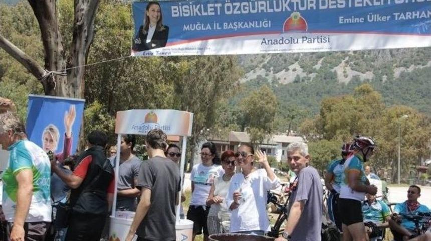 Muğla Anadolu Partisi&rsquo;nden Bisiklet Sporuna Destek