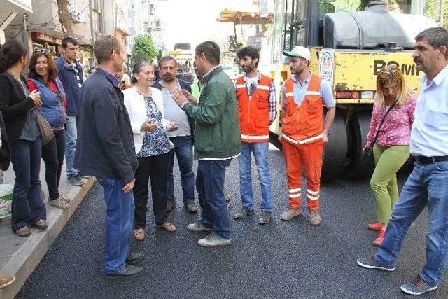 Bağlar Belediyesi Asfalt &Ccedil;alışmalarına Başladı 1