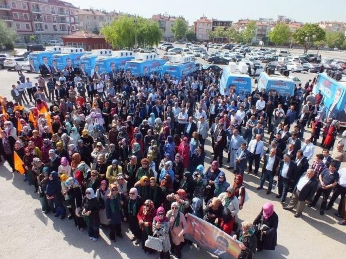 Ak Parti Konya 600 Ara&ccedil;la Konya&rsquo;yı Dolaşıyor