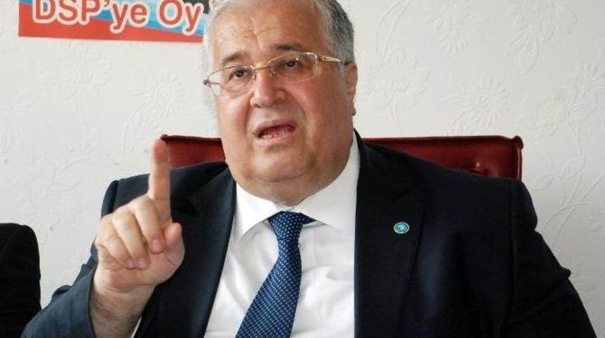 Dsp Lideri T&uuml;rker&rsquo;den Chp&rsquo;ye Kınama