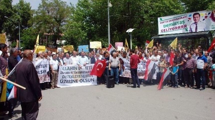 Adıyaman&rsquo;da, Mısır&rsquo;da Alınan İdam Kararları Protesto Edildi