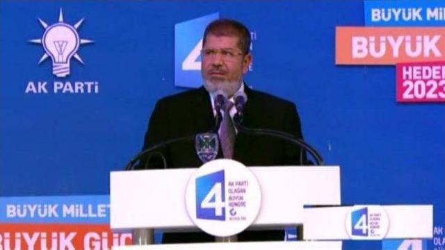 Ak Parti nin İstanbul Maltepe Mitinginde Mursi nin Konuşması Dinletildi 3