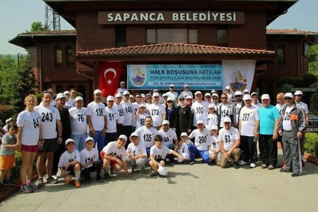 Sapanca&rsquo;da İlk Kez Halk Koşusu Yapıldı