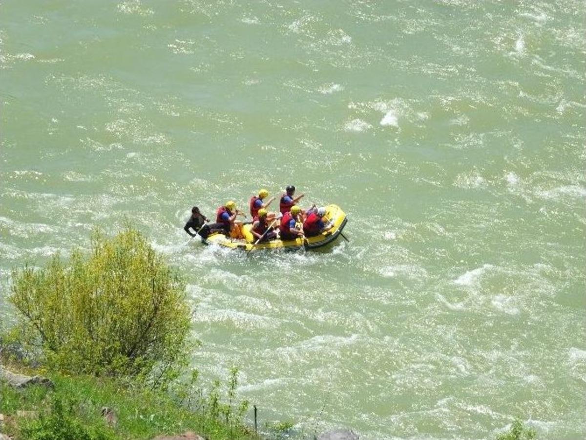 Muş&rsquo;ta Rafting Coşkusu