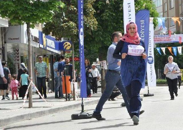 Çorum'da Halk Koşusu Yapıldı