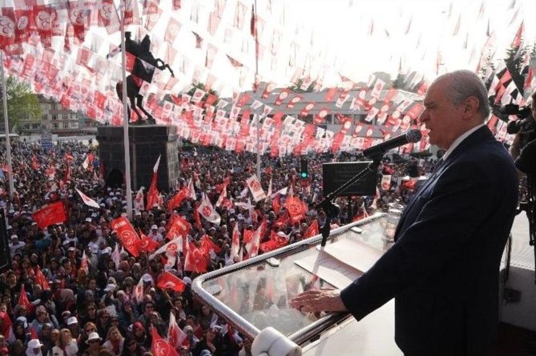 Mhp Genel Başkanı Devlet Bah&ccedil;eli Niğde&rsquo;de