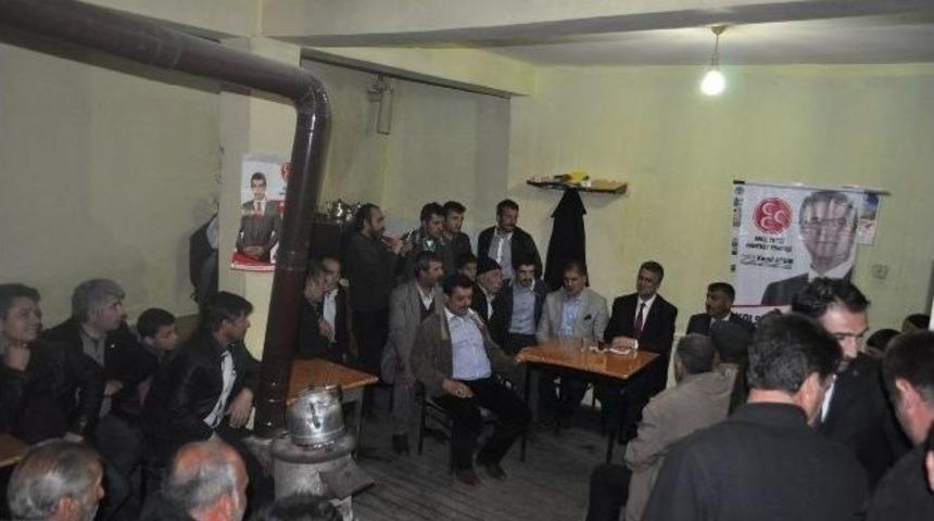 Mhp Adayları Aydın Ve Kaya Tortum&rsquo;da