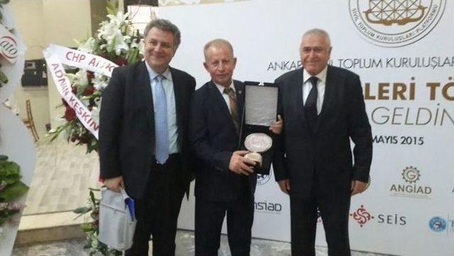 Başkent&rsquo;te H&uuml;seyin Aslan&rsquo;a &rsquo;vefa&rsquo; &Ouml;d&uuml;l&uuml; 1