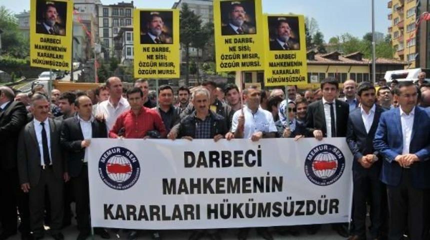 Rize&rsquo;De Mursi&rsquo;Ye Idam Cezasına Protesto Eylemi