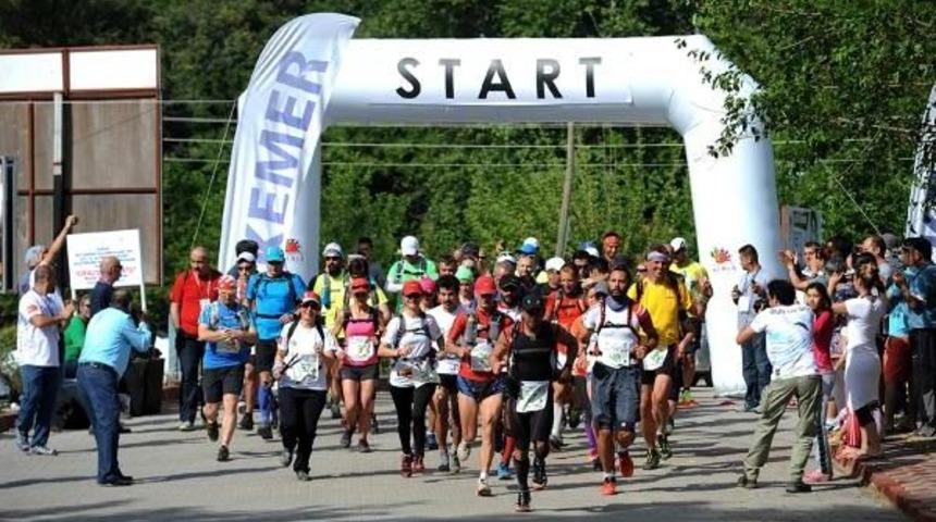 Antalyada Sahilden Dağın Zirvesine Koşu